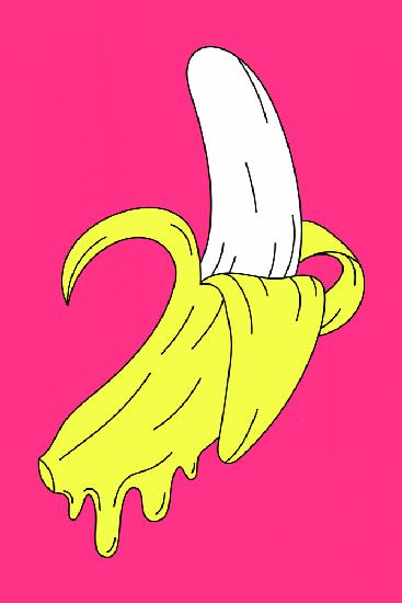 Melting Pink Banana