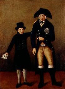 The Oldenburger police servant Cassel with his son from J.B.M. Möller
