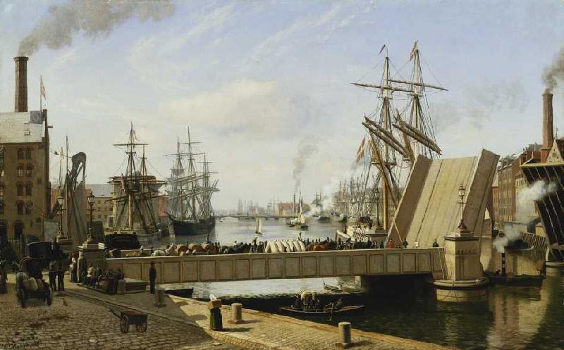 A View of Copenhagen with the Knippelsbro from J.E. Carl Rasmussen