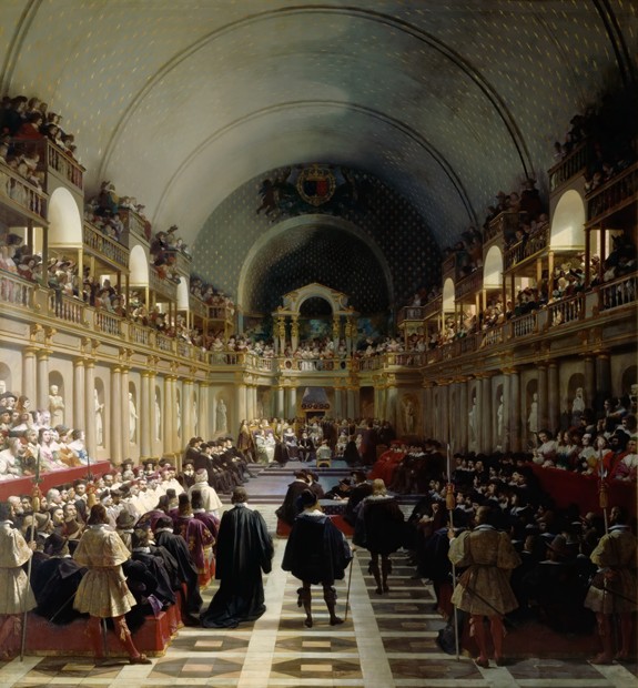 The assembly of the Estates-General on October 27, 1614 from Jean Alaux