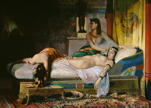 Death of Cleopatra from Jean-Andre Rixens