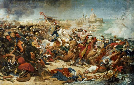 The battle of Abukir from Jean-Antoine Gros