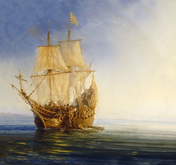 Capture a galleon from Jean Antoine Theodore Gudin
