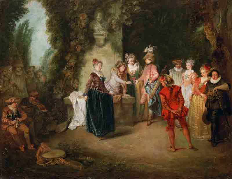 The French Comedy from Jean Antoine Watteau