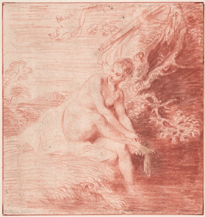 Diana Bathing from Jean Antoine Watteau