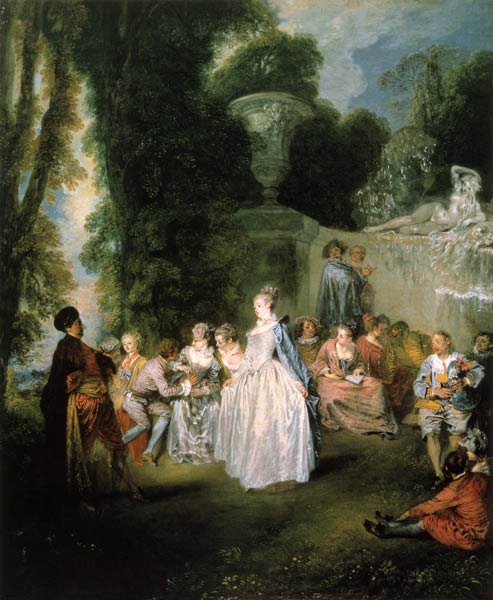 Venetian feast from Jean-Antoine Watteau
