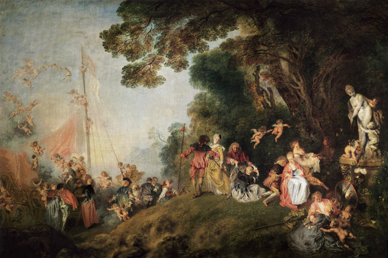 Embarkation to Kythera from Jean-Antoine Watteau