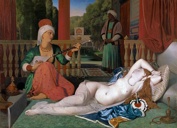 Odalisque and Slave from Jean Auguste Dominique Ingres