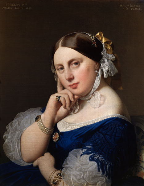 Madame Ingres from Jean Auguste Dominique Ingres