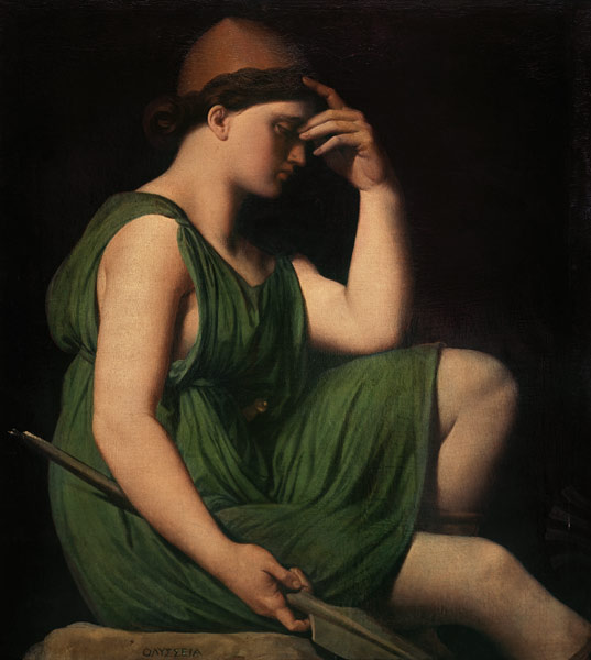 Homer , Odyssey from Jean Auguste Dominique Ingres