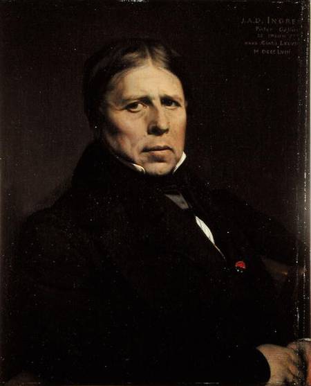 Self Portrait from Jean Auguste Dominique Ingres