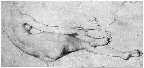 Study for The Grande Odalisque (see also 233244) from Jean Auguste Dominique Ingres