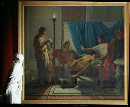 Virgil Reading the Aeneid to Livia, Octavia and Augustus from Jean Auguste Dominique Ingres