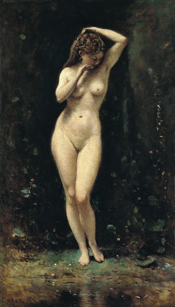 Diana Bathing (The Fountain) from Jean-Baptiste-Camille Corot