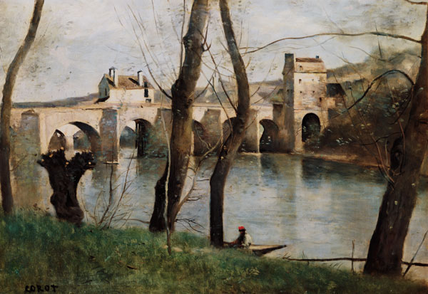 The bridge of Mantes. from Jean-Baptiste-Camille Corot