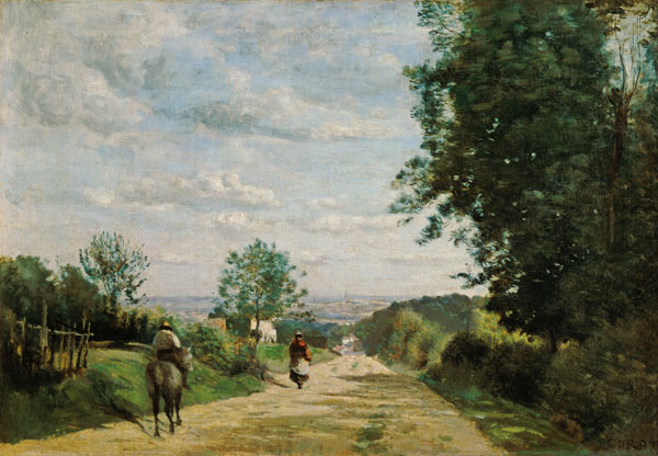 The Road to Sevres from Jean-Baptiste-Camille Corot