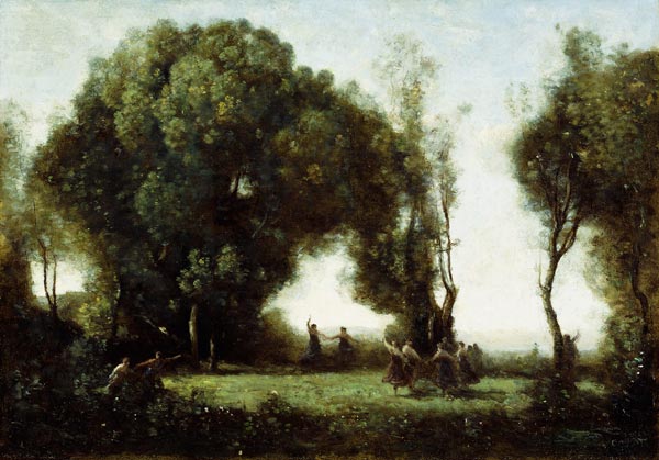 The Dance of the Nymphs from Jean-Baptiste-Camille Corot