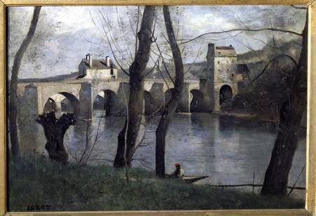 The Bridge at Mantes from Jean-Baptiste-Camille Corot