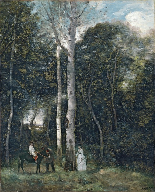 The Parc des Lions at Port-Marly from Jean-Baptiste-Camille Corot
