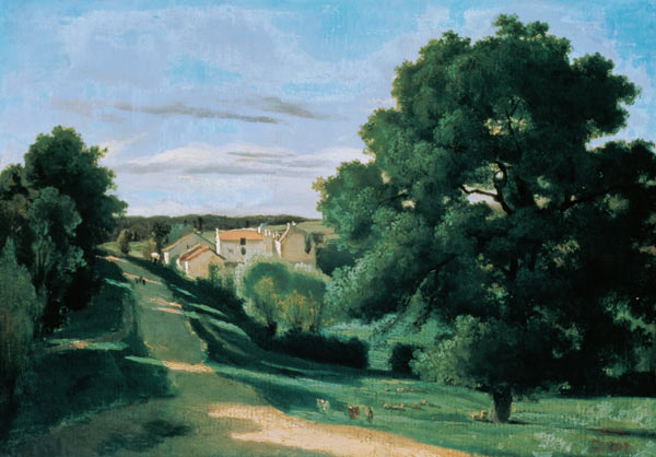 Landscape: Le Petit Charville, near Ville d'Array from Jean-Baptiste-Camille Corot