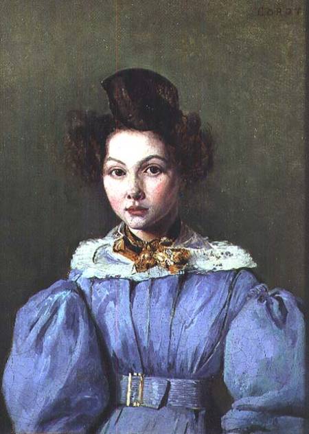 Marie Louise Sennegon from Jean-Baptiste-Camille Corot