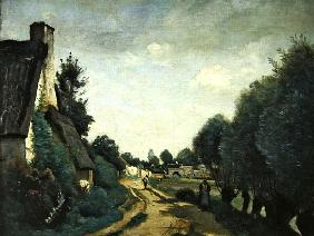 A Road Near Arras, or Cottages, c.1842
