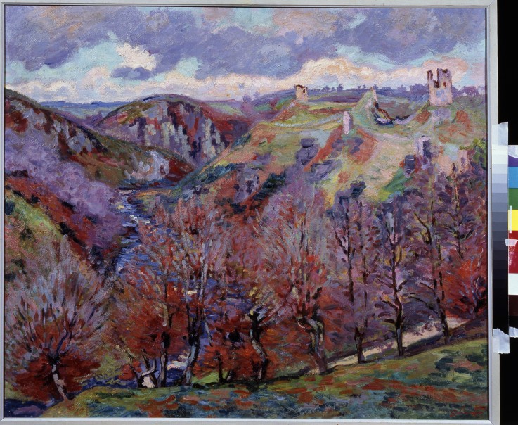 Landscape with ruins from Jean-Baptiste Armand Guillaumin
