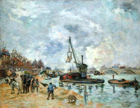 At the Quay de Bercy in Paris from Jean-Baptiste Armand Guillaumin