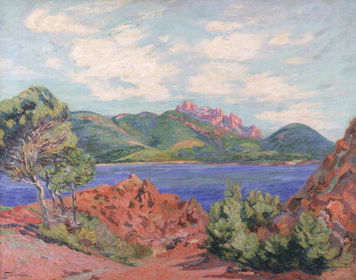 The Bay of Agay, c.1905 (oil on canvas) from Jean Baptiste Armand Guillaumin