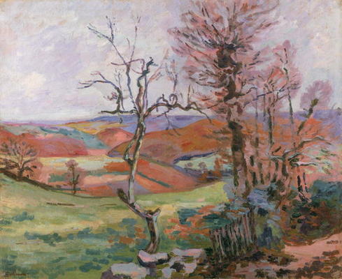 The Puy Barion at Crozant, Brittany (oil on canvas) from Jean Baptiste Armand Guillaumin
