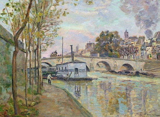 The Seine in Paris from Jean Baptiste Armand Guillaumin