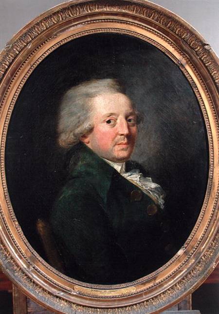 Portrait of Marie-Jean-Antoine-Nicolas de Caritat (1743-94) Marquis of Condorcet from Jean Baptiste Greuze