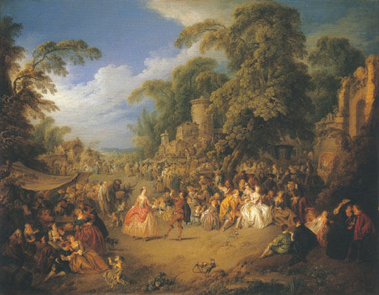 the fair at Bézons from Jean-Baptiste Joseph Pater