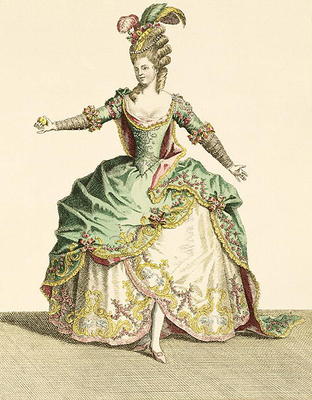 Costume for Venus in several operas, engraved by the artist, c.1780 (engraving) from Jean-Baptiste Martin