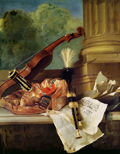 Attributes of Music from Jean Baptiste Oudry