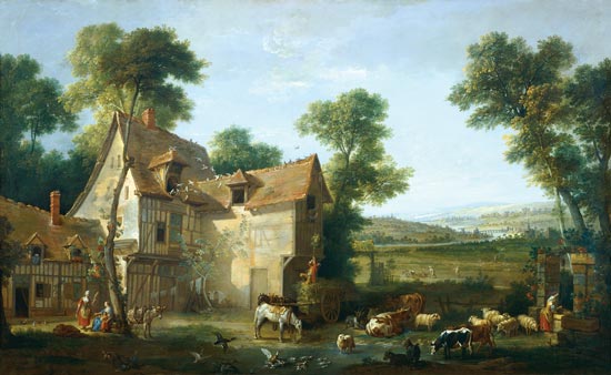 Farm from Jean Baptiste Oudry