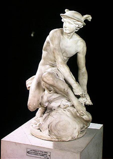 Mercury Attaching his Winged Sandals from Jean-Baptiste Pigalle