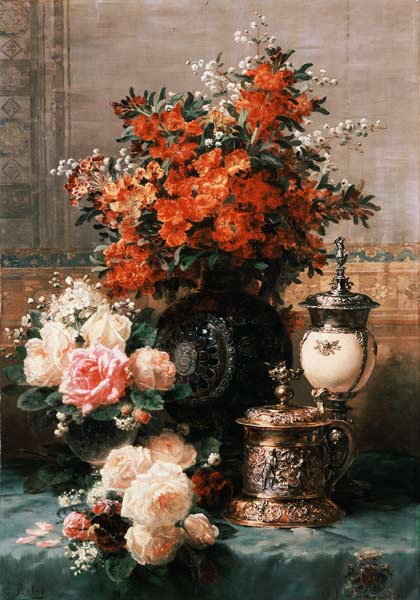 Stillleben mit Rosen und anderen Blumen from Jean Baptiste Robie