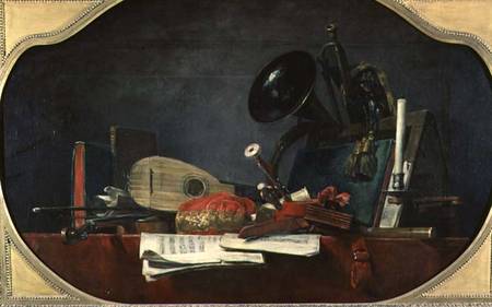 The Attributes of Music from Jean-Baptiste Siméon Chardin