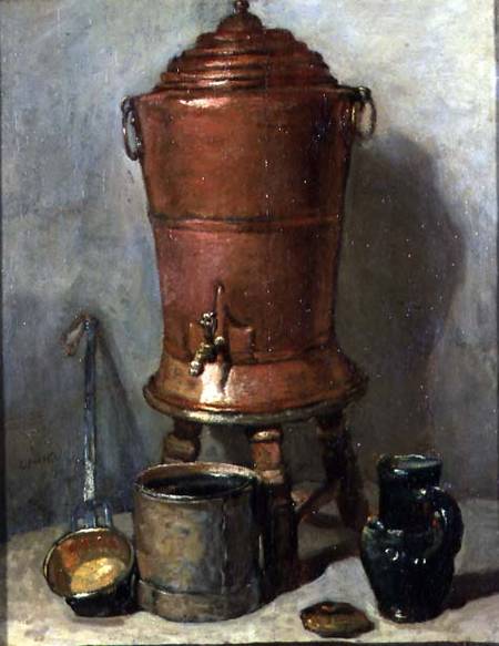 The Copper Drinking Fountain from Jean-Baptiste Siméon Chardin