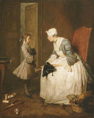 the governess from Jean-Baptiste Siméon Chardin