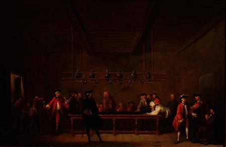 A Game of Billiards from Jean-Baptiste Siméon Chardin