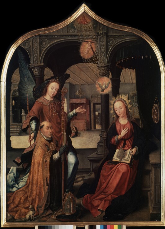 The Annunciation (Triptych, Central panel) from Jean Bellegambe