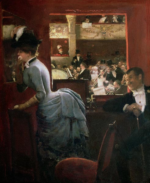 The Box the Stalls, c.1883 from Jean Beraud