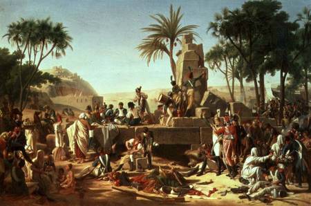 Troops halted on the Banks of the Nile, 2nd February 1799 from Jean-Charles Tardieu