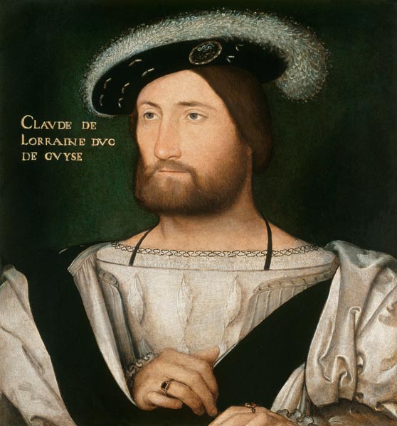 Portrait of Claude of Lorraine from Jean Clouet d. J.