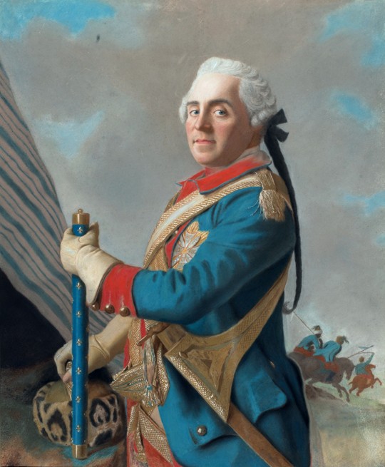 Portrait of Maurice de Saxe (1696–1750), Marshal of France from Jean-Étienne Liotard