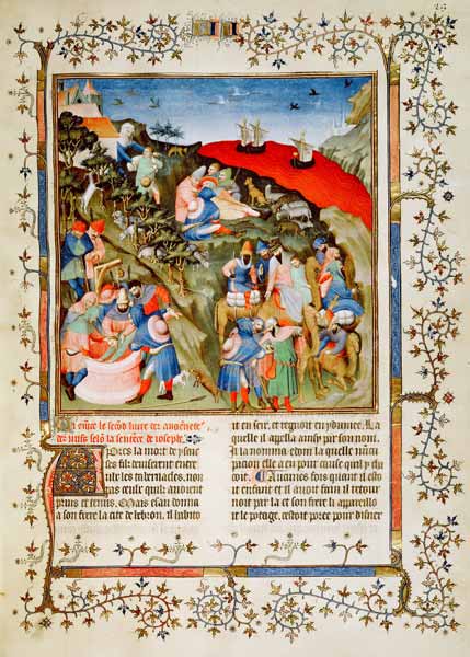 Ms Fr.247 f.25 The Story of Joseph, illustration, from ''Antiquites Judaiques'', c.1470  (see also 3 from Jean Fouquet