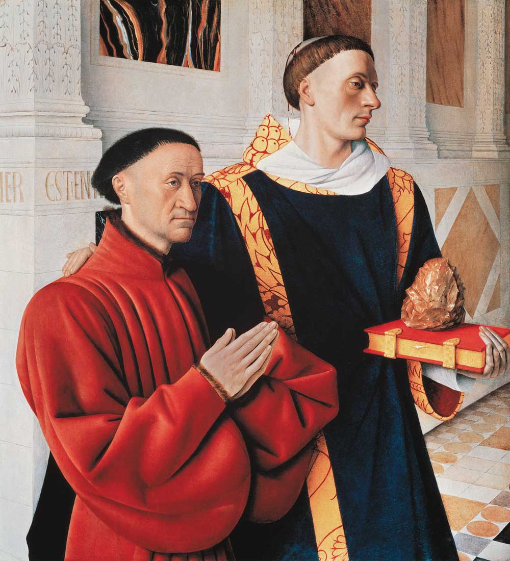 Étienne Chevalier with Saint Stephen from Jean Fouquet