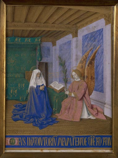 Die zweite Verkuendigung an Maria from Jean Fouquet